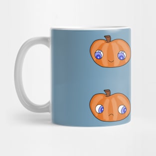 Four Beautiful Pumpkins Looking at Each Other Mug